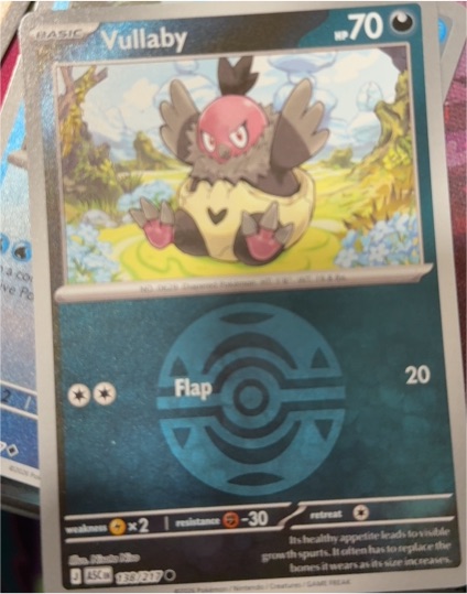 2022 Pokémon Ascended Heroes #138 Vullaby — front