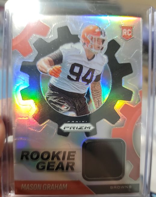 2025 Panini Prizm Rookie Gear #RGR-MGM Mason Graham — front