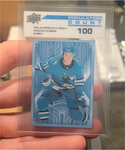 2024-25 Upper Deck Series 2 #PC-42 Macklin Celebrini — front