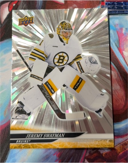 2024-25 Upper Deck #256 Jeremy Swayman — front