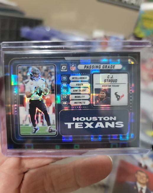 2025 Panini Donruss Optic #9 C.J. Stroud Passing Grade — front