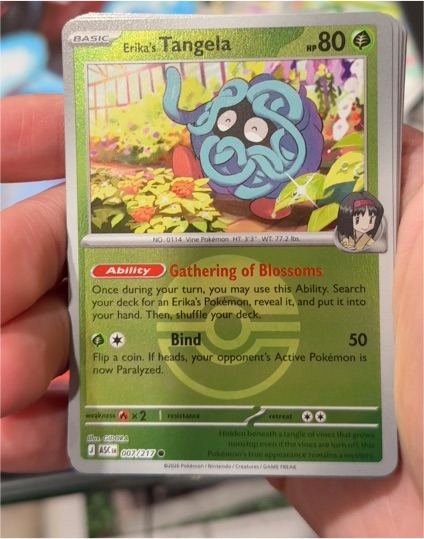 2026 Pokémon Ascended Heroes #007 Erika's Tangela — front