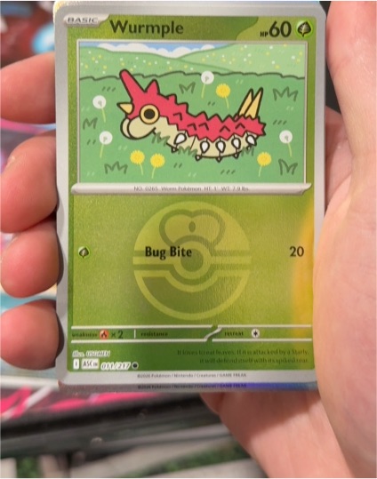 2026 Pokémon Ascended Heroes #011 Wurmple — front