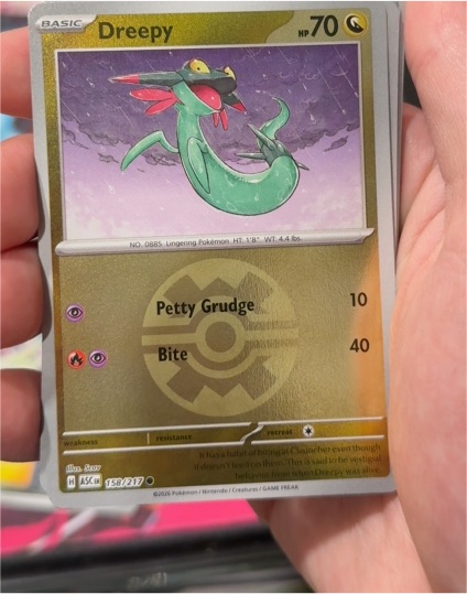 2022 Pokémon TCG Ascended Heroes #158 Dreepy — front