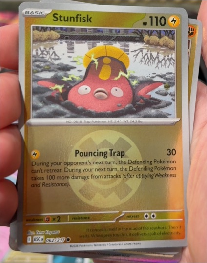 2023 Pokémon Ascended Heroes #062 Stunfisk — front