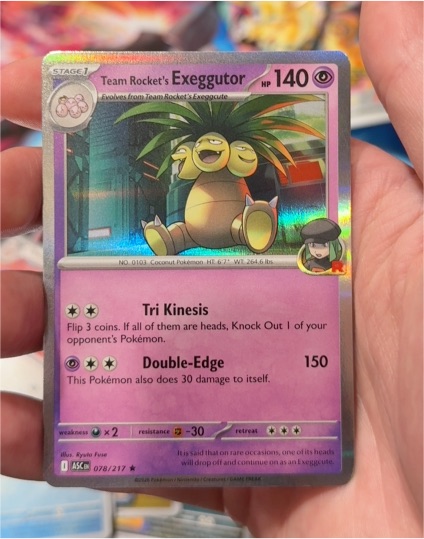 2023 Pokémon TCG Ascended Heroes #078 Team Rocket's Exeggutor — front