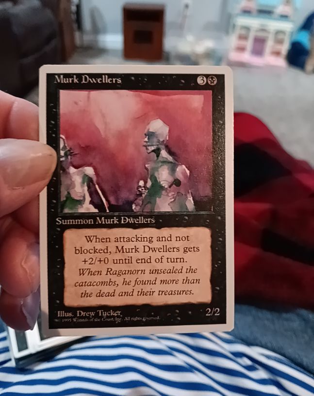 1994 Magic The Gathering The Dark #49 Murk Dwellers — front