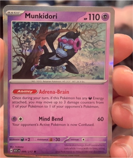 2024 Pokémon SV06 Twilight Masquerade #095 Munkidori — front