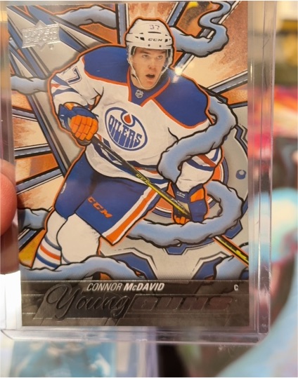 2024-25 Upper Deck Series 2 #201 Connor McDavid Young Guns Renewed — front