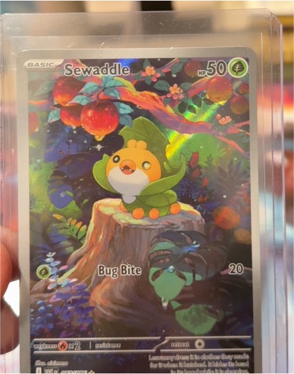 2025 Pokémon SV White Flare #087/086 Sewaddle — front