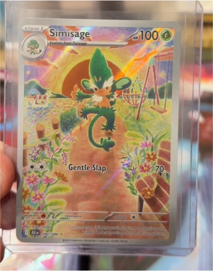 2025 Pokémon SV Black Bolt #090 Simisage — front