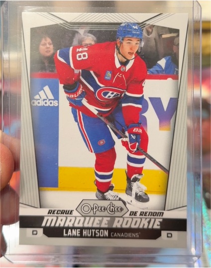 2024-25 O-Pee-Chee #549 Lane Hutson Marquee Rookie — front