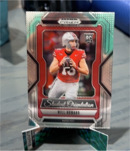 2025 Panini Prizm Draft Picks #25 Will Howard Student Orientation — front