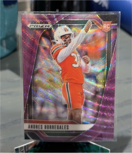 2025 Panini Prizm Draft Picks #56 Andres Borregales — front