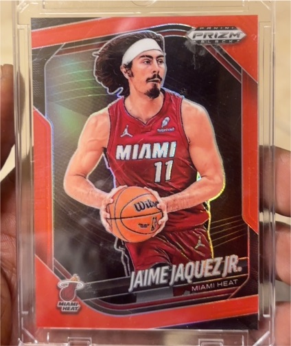 2024-25 Panini Prizm Black #155 Jaime Jaquez Jr. — front