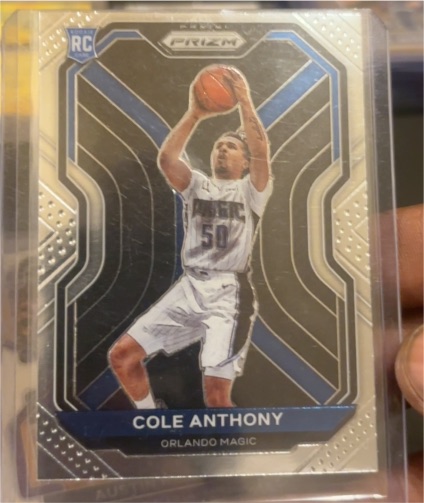 2020-21 Panini Prizm #292 Cole Anthony — front