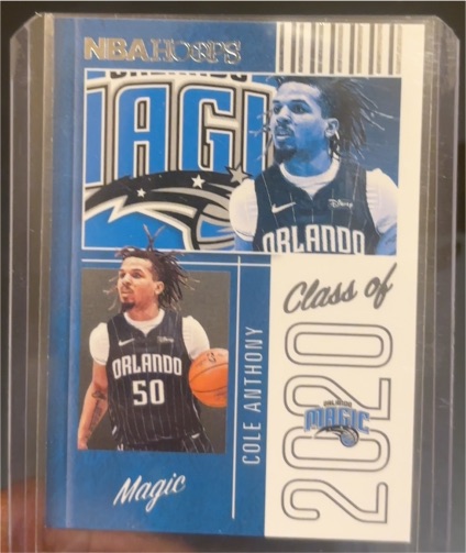 2020-21 Panini NBA Hoops #4 Cole Anthony — front