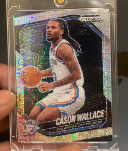 2024-25 Panini Prizm Black #20 Cason Wallace — front