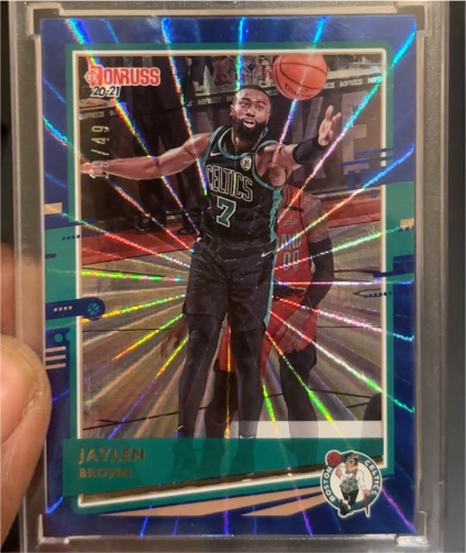 2020-21 Donruss #161 Jaylen Brown — front