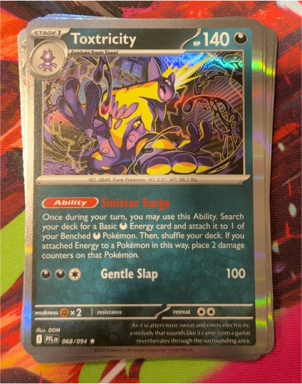 2023 Pokémon ME02: Phantasmal Flames #068 Toxtricity — front