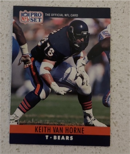 1990 Pro Set #58 Keith Van Horne — front