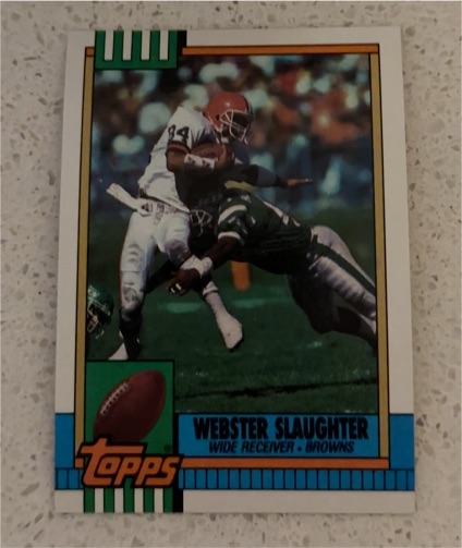 1990 Topps #158 Webster Slaughter — front