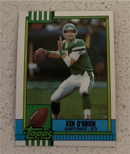 1990 Topps #453 Ken O'Brien — front