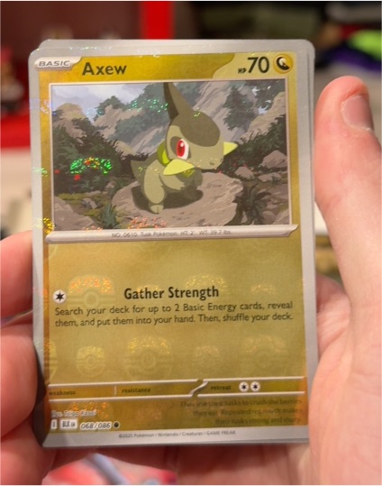 2023 Pokémon SV Black Bolt #068 Axew — front