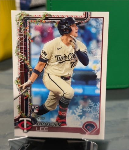 2025 Topps Holiday #H13 Brooks Lee — front