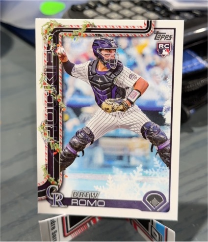 2025 Topps Holiday #H114 Drew Romo — front
