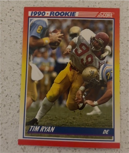1990 Score #652 Tim Ryan — front