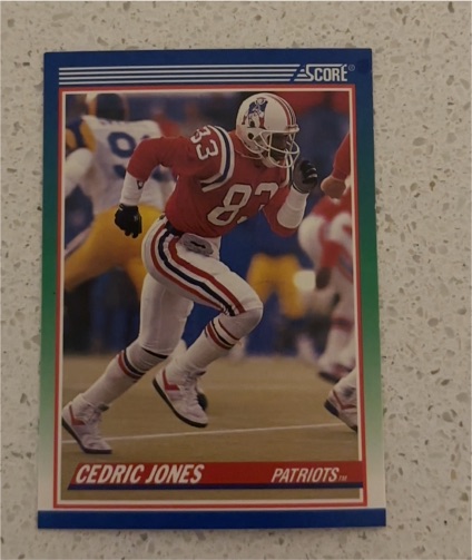 1990 Score #418 Cedric Jones — front