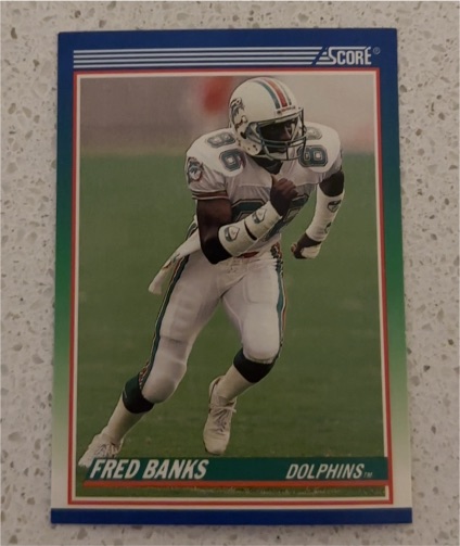 1990 Score #434 Fred Banks — front