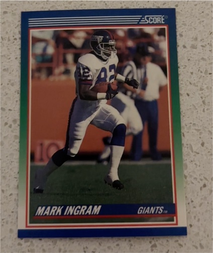 1990 Score #437 Mark Ingram — front