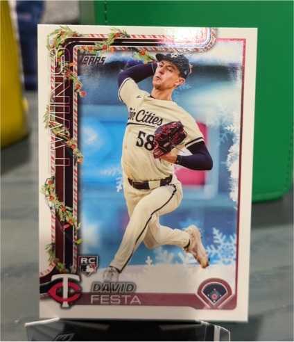 2025 Topps Holiday #H78 David Festa — front