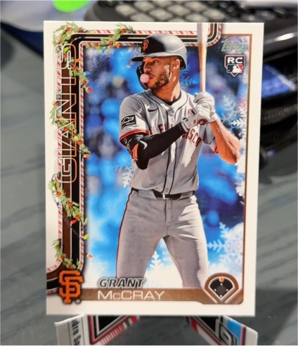 2025 Topps Holiday #H53 Grant McCray — front