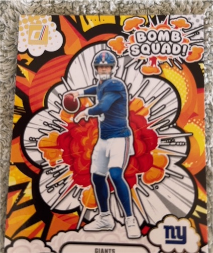 2025 Donruss #BS-JDT Jaxson Dart Bomb Squad — front