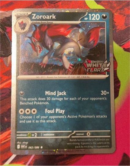 Pokémon TCG XY Sv: White Flare #062 Zoroark — front