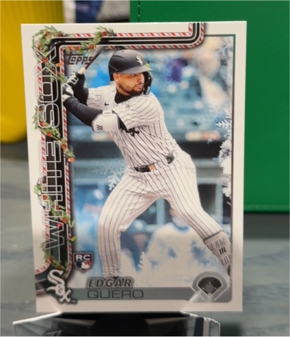 2025 Topps Holiday #H37 Edgar Quero — front