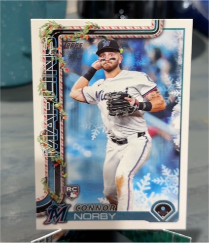 2025 Topps Holiday #H72 Connor Norby — front