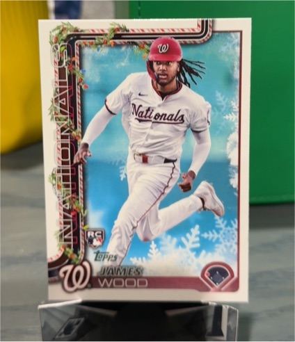 2025 Topps Holiday #H94 James Wood — front