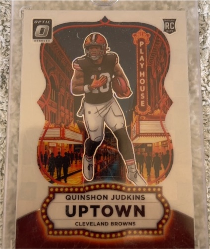 2025 Panini Donruss Optic #17 Quinshon Judkins Uptown Rookie — front