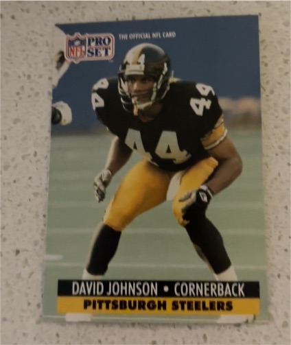 1991 Pro Set #276 David Johnson — front