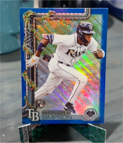 2025 Topps Holiday #H38 Chandler Simpson — front