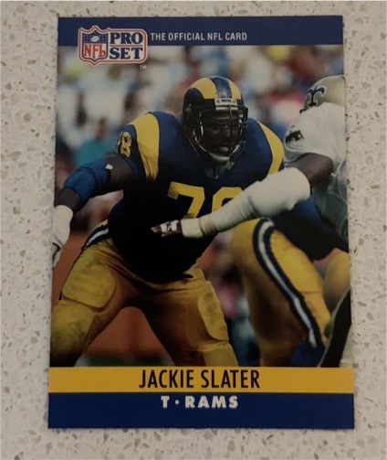 1990 Pro Set #173 Jackie Slater — front