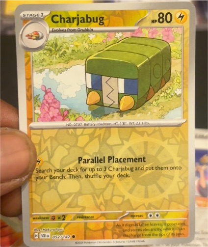 2024 Pokémon Sv07 Stellar Crown #052 Charjabug — front