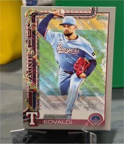 2025 Topps Holiday #H47 Nathan Eovaldi — front