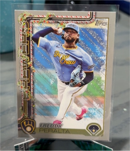 2025 Topps Holiday #H99 Freddy Peralta — front
