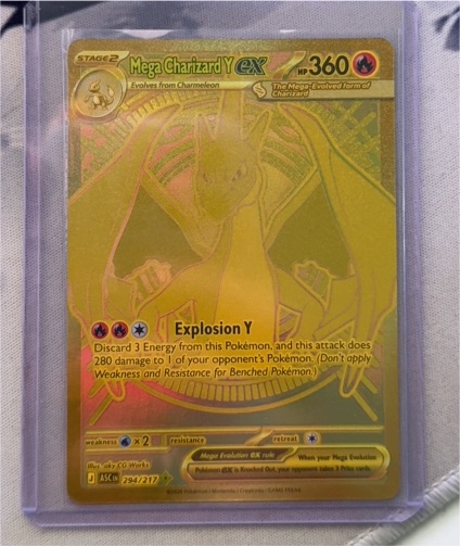 2026 Pokémon Ascended Heroes #294 Mega Charizard Y EX — front
