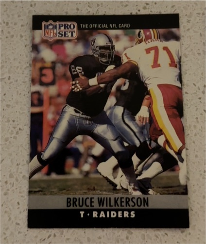 1990 Pro Set #159 Bruce Wilkerson — front